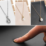Bamboo PU Necklace Display Pendant Holder Rack Jewelry Organizer