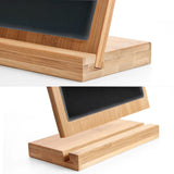 Bamboo PU Necklace Display Pendant Holder Rack Jewelry Organizer