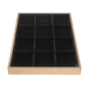 Bamboo Earring Necklace Jewelry Watch Box Case