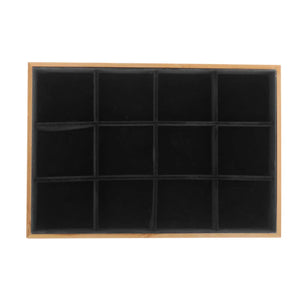 Bamboo Earring Necklace Jewelry Watch Box Case
