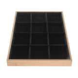 Bamboo Earring Necklace Jewelry Watch Box Case