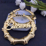 Bamboo Hoop Earrings Hiphop Sexy Statement