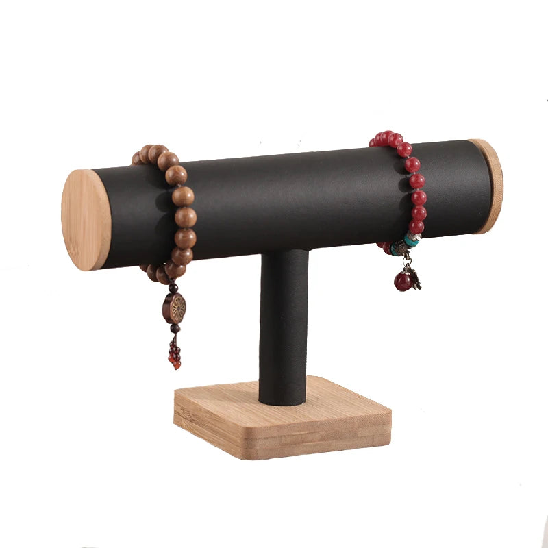 Vintage Bamboo Jewelry Bracelet Display Stand