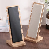 Bamboo Jewelry Display Necklace Bracelets Stand Organizer