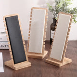 Bamboo Jewelry Display Necklace Bracelets Stand Organizer