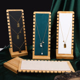 Bamboo Necklace Display Stand Easel