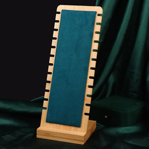 Bamboo Necklace Display Stand Easel