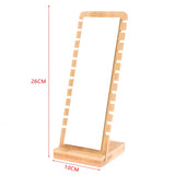 Bamboo Necklace Display Stand Easel