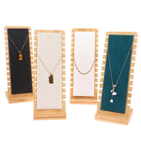 Bamboo Necklace Display Stand Easel