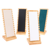 Bamboo Necklace Display Stand Wooden Easel Holder