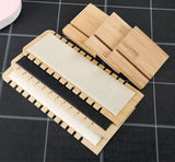 Bamboo Jewelry Organizer Rack Necklace Earrings Pendant Jewelry Display Stand
