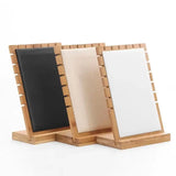 Bamboo Pendant Necklace Holder Storage Case
