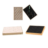 Bamboo Jewelry Stand Organizer Slots For Ring Bracelet Holder