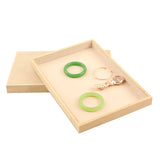 Bamboo Jewelry Storage Tray Organizer for Drawer