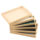 Bamboo Jewelry Storage Tray Organizer for Drawer