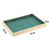 Bamboo Jewelry Storage Tray Organizer for Drawer