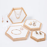 Bamboo Jewelry Tray Necklace Display Stand Bracelete Ring Earring Box