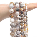 Bamboo Leaf Agate Stone Beads Spacer Bead Diy Charm Jewelry Making