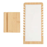 Bamboo Necklace Display Stand 12 Slot Vertical Holder Boutique