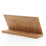 Bamboo Necklace Display Rack Jewelry Organizer Storage Case