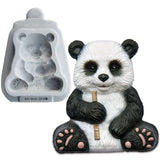 Bamboo Panda Silicone Mold Fondant Cake Decoration Mould