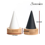 Bamboo Pointed Ring Display Rack Jewelry Counter Display Props