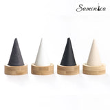 Bamboo Pointed Ring Display Rack Jewelry Counter Display Props