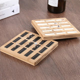 Bamboo Ring Display Stand Jewelry Organizer Storage Holder