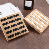 Bamboo Ring Display Stand Jewelry Organizer Storage Holder