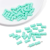 11x5mm Bamboo Tube Acrylic Beads Colorful Jewelry Accessories