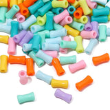 11x5mm Bamboo Tube Acrylic Beads Colorful Jewelry Accessories