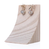 Bamboo Wood Earrings Display Stand Earring Holder