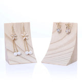 Bamboo Wood Earrings Display Stand Earring Holder