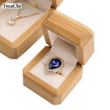 Bamboo Wood Jewelry Box Organizer