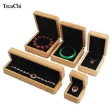 Bamboo Wood Jewelry Box Organizer
