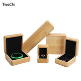 Bamboo Wood Jewelry Box Organizer