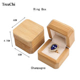 Bamboo Wood Jewelry Box Organizer