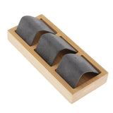 Bamboo Wood Dangle Earrings Display Tray Showcase Box