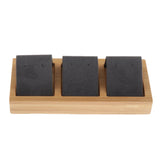 Bamboo Wood Dangle Earrings Display Tray Showcase Box