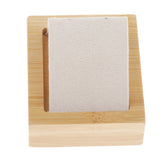 Bamboo Wood Dangle Earrings Display Tray Showcase Box