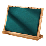 Bamboo Wood Necklace Display Stand Organizer for Pendants