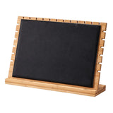 Bamboo Wood Necklace Display Stand Organizer for Pendants