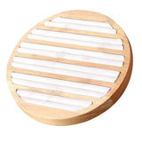Bamboo Wood Ring Earrings Storage Box Display Jewelry