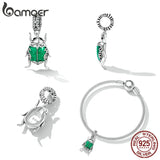 925 Silver Beetle Elf Pendant for Bracelet Bangle