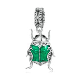 925 Silver Beetle Elf Pendant for Bracelet Bangle