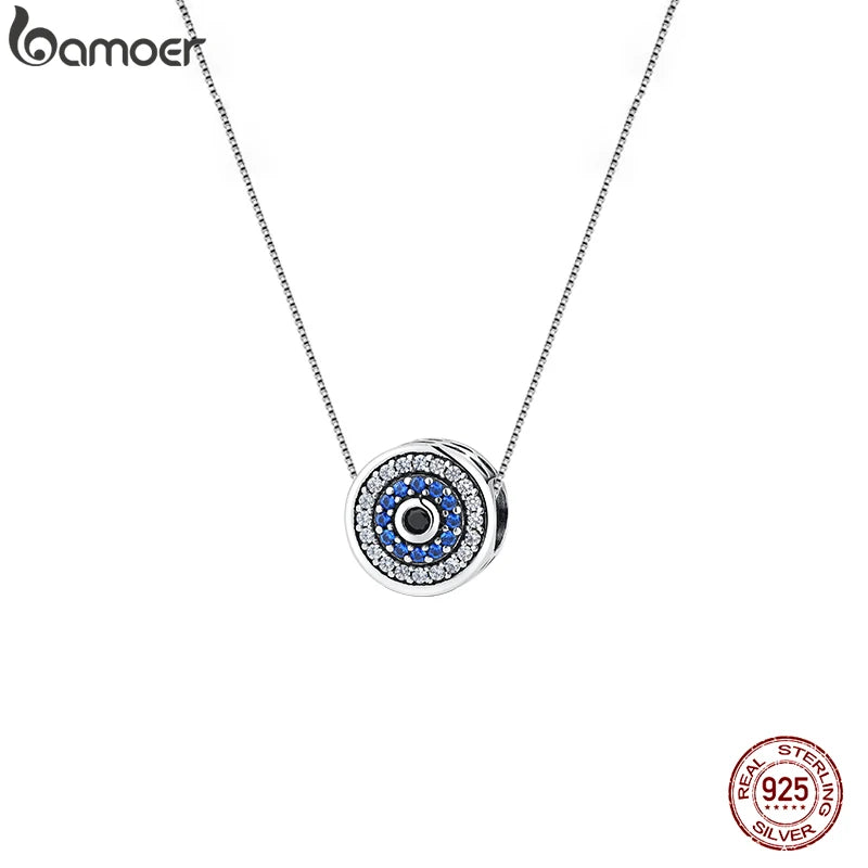 925 Silver Evil Eye Necklace for Women