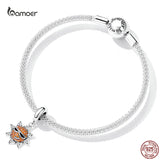 925 Silver Sun Pendant Charms for DIY Bracelet & Necklace