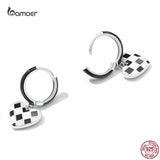 925 Sterling Silver Love Heart Earrings for Women - Fine Jewelry