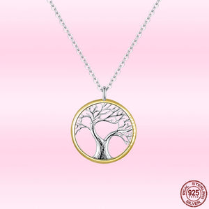 925 Sterling Silver Tree of Life Pendant Necklace