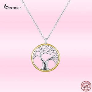 925 Sterling Silver Tree of Life Pendant Necklace